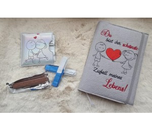 Stickserie - Strichmännchen LIEBE